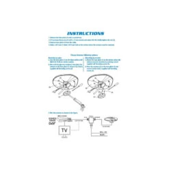 ANTENNE TV NOMADE SUPERGAIN 24,5 DB - 245 Mm -Magasin De Bateaux antenne tv nomade supergain 245 db 245 mm 3