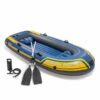 BATEAU GONFLABLE INTEX CHALLENGER 3 + 2 RAMES + GONFLEUR -Magasin De Bateaux bateau gonflable intex challenger 3 2 rames gonfleur