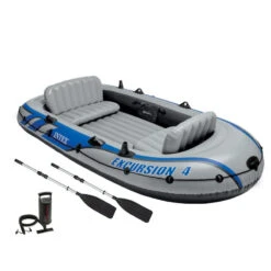 BATEAU GONFLABLE INTEX EXCURSION 4 + 2 AVIRONS + GONFLEUR 11 BATEAU GONFLABLE INTEX EXCURSION 4 + 2 AVIRONS + GONFLEUR -Magasin De Bateaux bateau gonflable intex excursion 4 2 avirons gonfleur 2