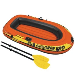BATEAU GONFLABLE INTEX EXPLORER PRO 200 + 2 RAMES + GONFLEUR -Magasin De Bateaux bateau gonflable intex explorer pro 200 2 rames gonfleur 3