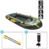 BATEAU GONFLABLE INTEX SEAHAWK 3 + 2 AVIRONS + GONFLEUR -Magasin De Bateaux bateau gonflable intex seahawk 3 2 avirons gonfleur