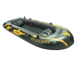 BATEAU GONFLABLE INTEX SEAHAWK 3 + 2 AVIRONS + GONFLEUR -Magasin De Bateaux bateau gonflable intex seahawk 3 2 avirons gonfleur 2