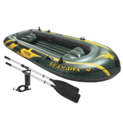 BATEAU GONFLABLE INTEX SEAHAWK 4 + 2 RAMES + GONFLEUR -Magasin De Bateaux bateau gonflable intex seahawk 4 2 rames gonfleur 6