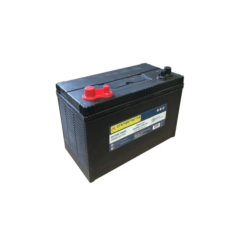 BATTERIE MARINE 12V DÉMARRAGE ET SERVITUDE DUAL DECHARGE LENTE 225 Ah 4 BATTERIE MARINE 12V DÉMARRAGE ET SERVITUDE DUAL DECHARGE LENTE 225 Ah – Image 2