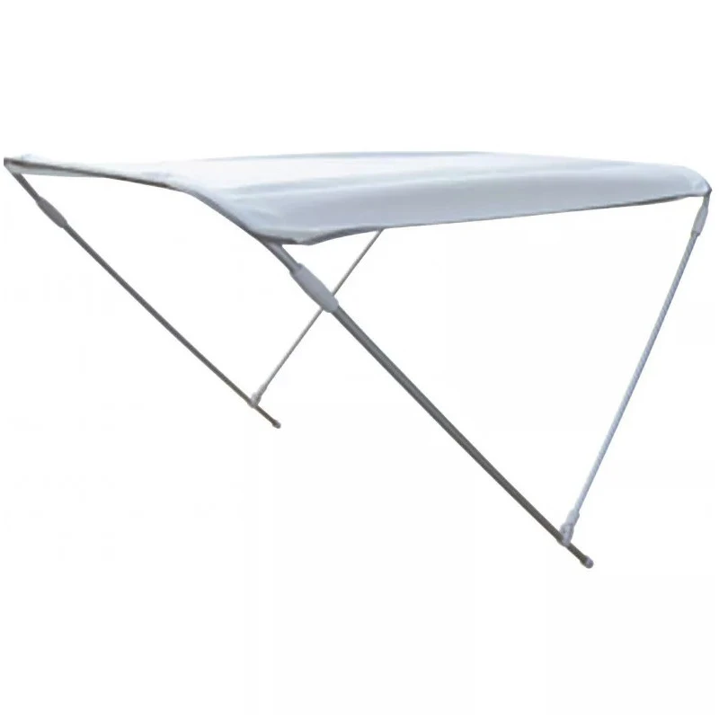 Bimini Alu Brossé 2 Arceaux - Blanc - ORANGEMARINE 150 (largeur) X 110 (hauteur) X 180 (longueur) Cm 3 Bimini Alu Brossé 2 Arceaux - Blanc - ORANGEMARINE 150 (largeur) X 110 (hauteur) X 180 (longueur) Cm