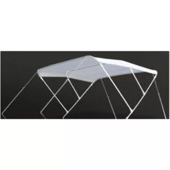 Bimini Alu Brossé 3 Arceaux - Blanc - ORANGEMARINE 225 (largeur) X 140 (hauteur) X 180 (longueur) Cm -Magasin De Bateaux bimini alu brosse 3 arceaux blanc orangemarine 225 largeur x 140 hauteur x 180 longueur cm 2