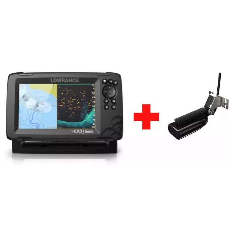 Combinés Sondeurs-GPS HOOK REVEAL 7 Sonde HDI TA 83/200/455/800 KHz - LOWRANCE 3 Combinés Sondeurs-GPS HOOK REVEAL 7 Sonde HDI TA 83/200/455/800 KHz - LOWRANCE