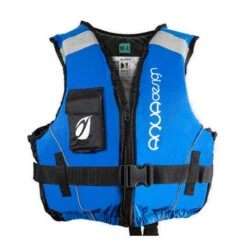 GILET AQUADESIGN SLIDER 50N BLANC/BLEU -Magasin De Bateaux gilet aquadesign slider 50n blanc bleu 1