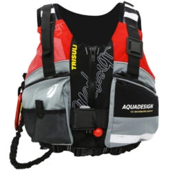 GILET AQUADESIGN TRISULI 70N ROUGE -Magasin De Bateaux gilet aquadesign trisuli 70n rouge 1