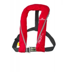 GILET DE SAUVETAGE GONFLABLE PLASTIMO AUTOMATIQUE PILOT 165 AVEC HARNAIS ROUGE -Magasin De Bateaux gilet de sauvetage gonflable plastimo automatique pilot 165 avec harnais rouge 1