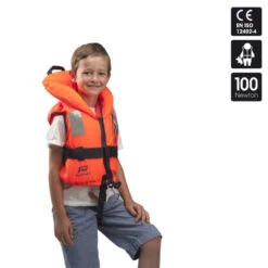 GILET PLASTIMO TYPHON ORANGE JUNIOR -Magasin De Bateaux gilet plastimo typhon orange junior 1