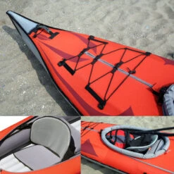 KAYAK GONFLABLE ADVANCED ELEMENTS FRAME CONVERTIBLE ROUGE -Magasin De Bateaux kayak gonflable advanced elements frame convertible rouge 4