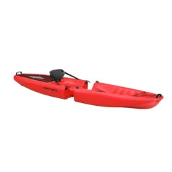 KAYAK MODULABLE SIT ON TOP POINT 65°N FALCON SOLO ROUGE -Magasin De Bateaux kayak modulable sit on top point 65n falcon solo rouge 1