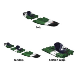 KAYAK MODULABLE SPECIAL PECHE POINT 65°N TEQUILA GTX ANGLER DUO -Magasin De Bateaux kayak modulable special peche point 65n tequila gtx angler duo 2