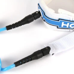 LEASH DE SUP HOWZIT DOWNWIND COIL BLANC/BLEU 6' -Magasin De Bateaux leash de sup howzit downwind coil blanc bleu 6 1 6