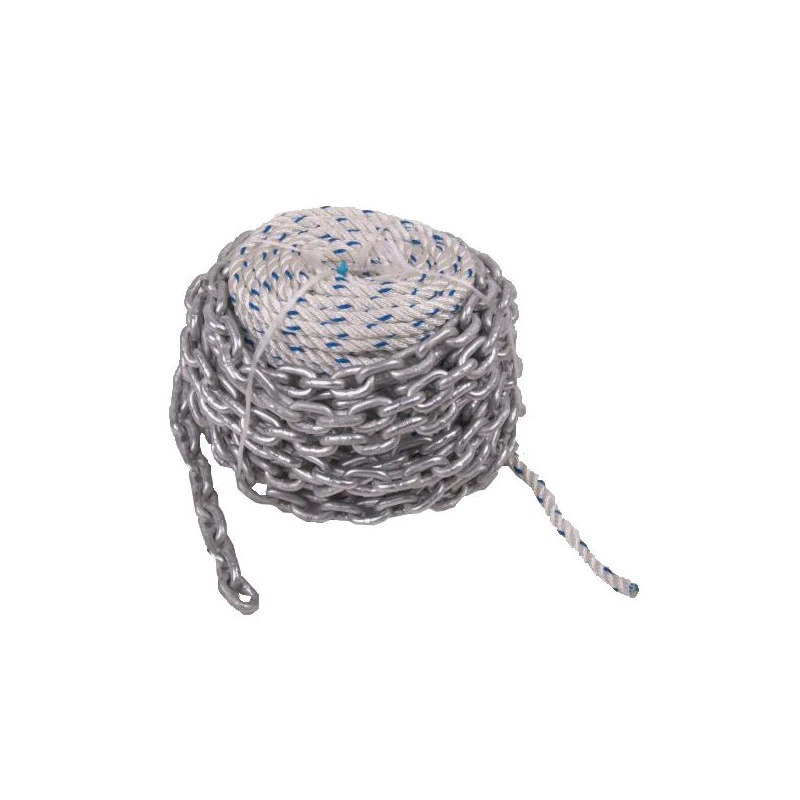 LIGNE DE MOUILLAGE MIXTE Cordage 14mm X 42m, Chaine 8mm X 8m (cordage/chaine) 3 LIGNE DE MOUILLAGE MIXTE Cordage 14mm X 42m, Chaine 8mm X 8m (cordage/chaine)