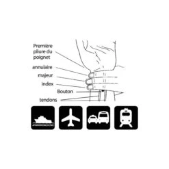 LOT DE BRACELETS ANTI MAL DE MER (X2) - SEABAND -Magasin De Bateaux lot de bracelets anti mal de mer x2 seaband 2