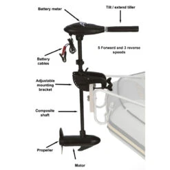 MOTEUR ELECTRIQUE INTEX 40 LBS 0.6CV -Magasin De Bateaux moteur electrique intex 40 lbs 06cv 5