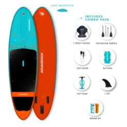 PADDLE GONFLABLE AQUA DESIGN LUCKEY 10.2 -Magasin De Bateaux paddle gonflable aqua design luckey 102 1