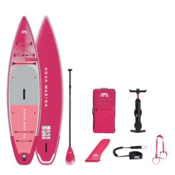 PADDLE GONFLABLE AQUA MARINA CORAL 11.6 TOURING RASPBERRY 2023 -Magasin De Bateaux paddle gonflable aqua marina coral 116 touring raspberry 2023 1