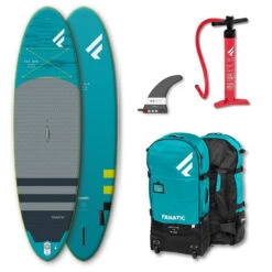 PADDLE GONFLABLE FANATIC FLY AIR 10.4 PREMIUM SAC + POMPE -Magasin De Bateaux paddle gonflable fanatic fly air 104 premium sac pompe 1
