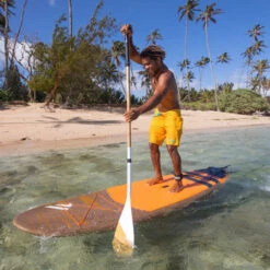 PAGAIE FANATIC BAMBOO CARBON 50 FIXE 7.25 -Magasin De Bateaux pagaie fanatic bamboo carbon 50 fixe 725 7