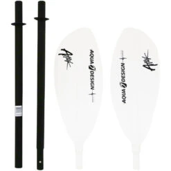 PAGAIE KAYAK AQUADESIGN ATTAK 4 PARTIES 220CM Bleu -Magasin De Bateaux pagaie kayak aquadesign attak 4 parties 220cm bleu 2