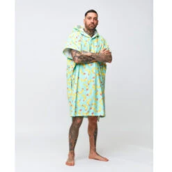 PONCHO AFTER BANANA STAINS SKY BLUE 8 PONCHO AFTER BANANA STAINS SKY BLUE -Magasin De Bateaux poncho after banana stains sky blue 2