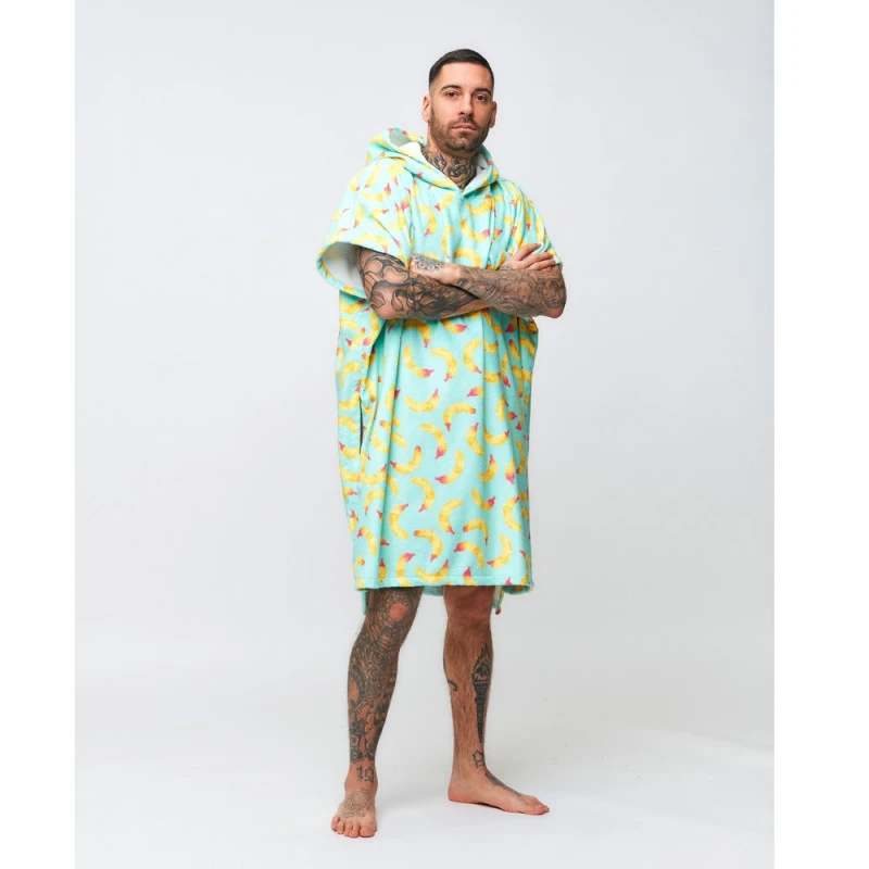 PONCHO AFTER BANANA STAINS SKY BLUE 5 PONCHO AFTER BANANA STAINS SKY BLUE – Image 3