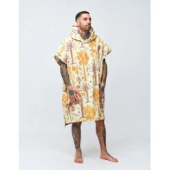 PONCHO AFTER BOTANICAL LINEN 8 PONCHO AFTER BOTANICAL LINEN -Magasin De Bateaux poncho after botanical linen 2