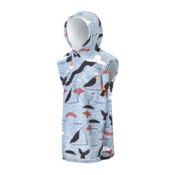 PONCHO AFTER ENFANT SKETCHBOOK BLUE 7 PONCHO AFTER ENFANT SKETCHBOOK BLUE -Magasin De Bateaux poncho after enfant sketchbook blue 1