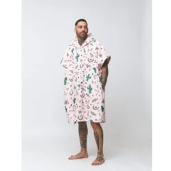 PONCHO AFTER HYPE PALE PINK -Magasin De Bateaux poncho after hype pale pink 2