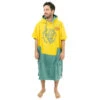 All-In PONCHO ALL IN BUMPY JAUNE/VERT -Magasin De Bateaux poncho all in bumpy jaune vert