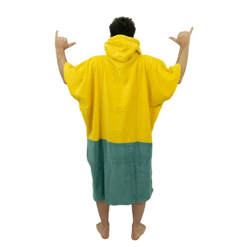 All-In PONCHO ALL IN BUMPY JAUNE/VERT 6 All-In PONCHO ALL IN BUMPY JAUNE/VERT – Image 4