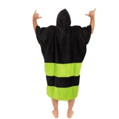 All-In PONCHO ALL IN V FLASH VERT/NOIR -Magasin De Bateaux poncho all in v flash vert noir 3