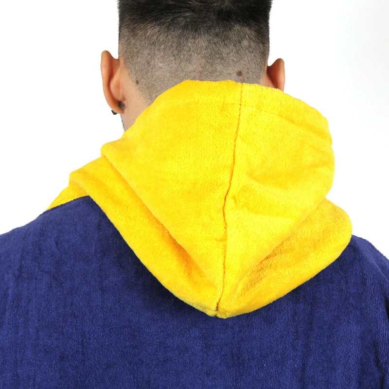 Poncho Howzit Bleu/jaune 5 Poncho Howzit Bleu/jaune – Image 3