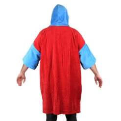 Poncho Howzit Bleu/rouge -Magasin De Bateaux poncho howzit bleu rouge 9