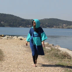 Poncho Howzit Bleu/vert TU 20 Poncho Howzit Bleu/vert TU -Magasin De Bateaux poncho howzit bleu vert tu 8