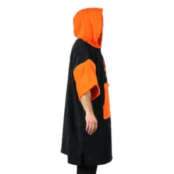 Poncho Howzit Noir/orange -Magasin De Bateaux poncho howzit noir orange 5