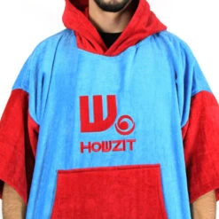 Poncho Howzit Rouge/bleu 19 Poncho Howzit Rouge/bleu -Magasin De Bateaux poncho howzit rouge bleu 7
