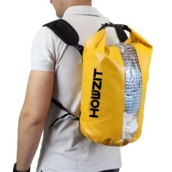 SAC ETANCHE Howzit 15L JAUNE -Magasin De Bateaux sac etanche ryde 15l jaune 2