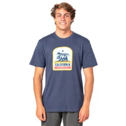 T-SHIRT RIP CURL DESTINATION ANIMALS BLEU MARINE -Magasin De Bateaux t shirt rip curl destination animals bleu marine 2