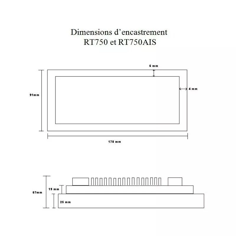 Vhf Fixe Rt750 V2 Avec Antenne Gps Intégré - Navicom 5 Vhf Fixe Rt750 V2 Avec Antenne Gps Intégré - Navicom – Image 3
