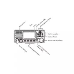 VHF Fixe WP250 - ORANGEMARINE 32 VHF Fixe WP250 - ORANGEMARINE -Magasin De Bateaux vhf fixe wp250 orangemarine 13